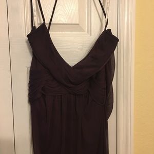 David’s Bridal Bridesmaid Dress Plum